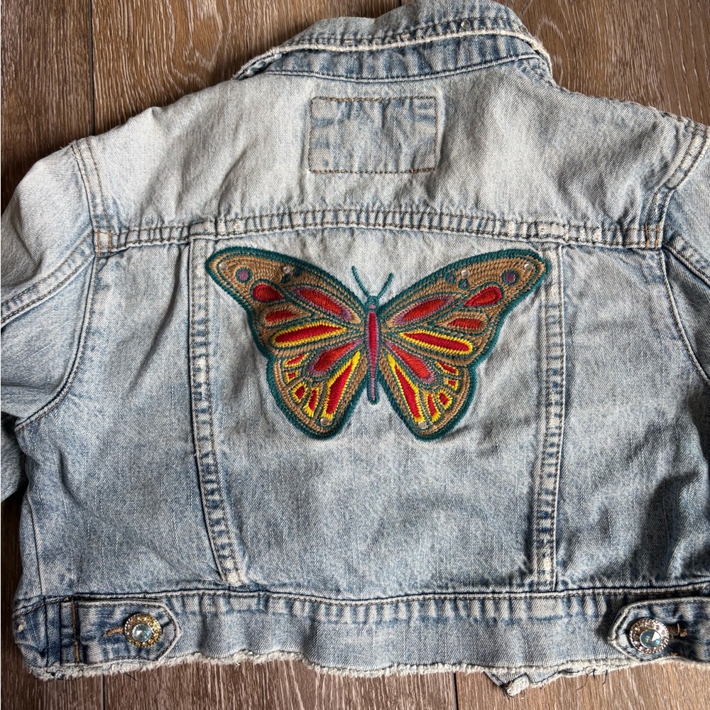Vintage Younique Cropped Denim Jacket